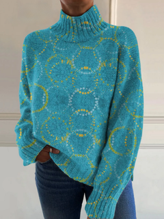 Sophie™ Circle Art Print Turtleneck