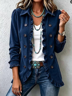 Clemency™ Ruffle Trim Jacket