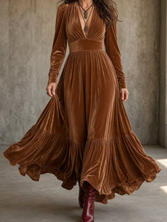 Ava™ Velvet Dress