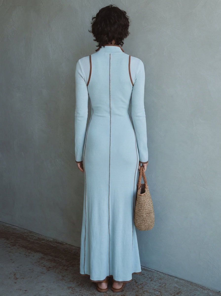 Farrah™ Color-Block Knit Maxi