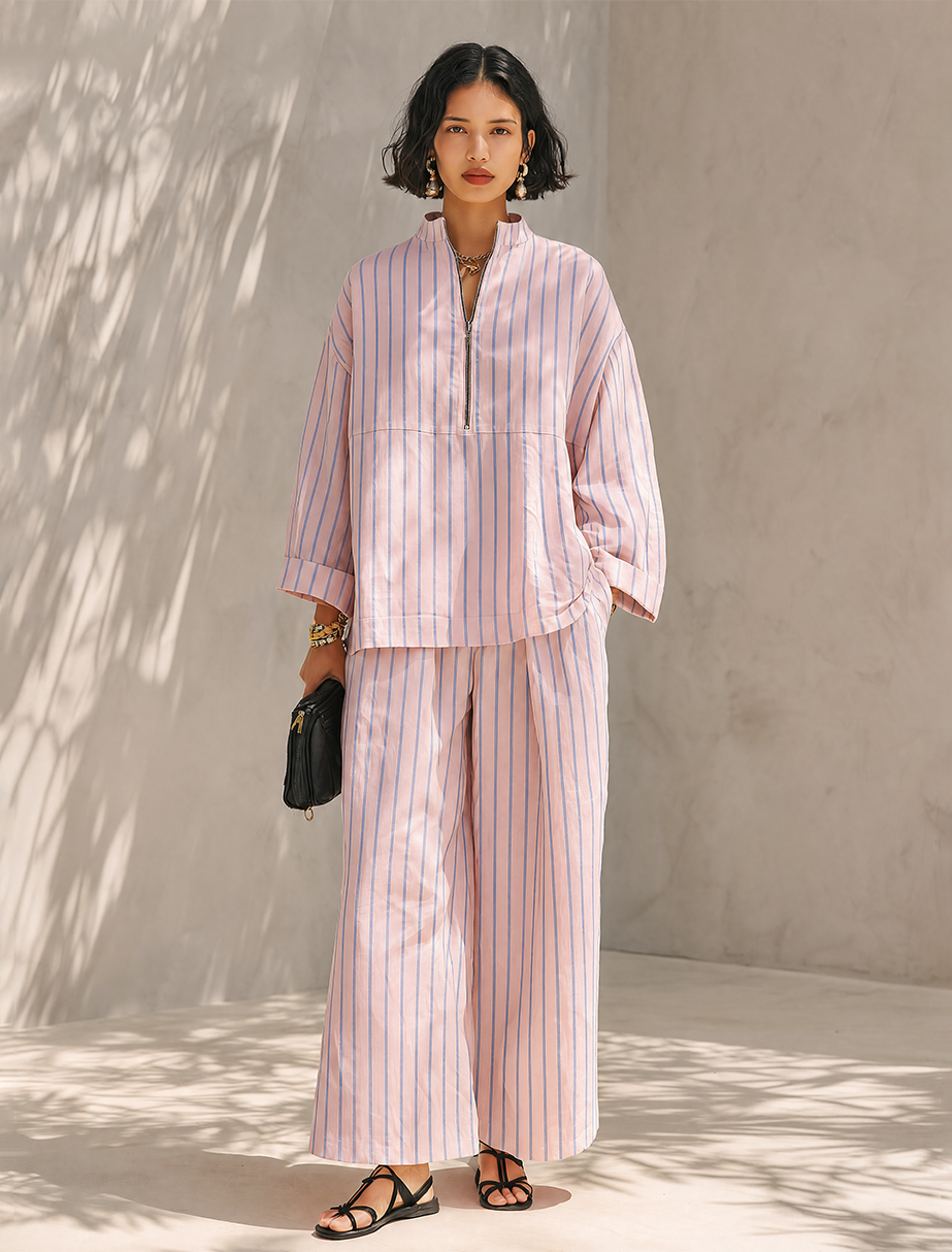 Half-Zip Top &amp; Pants Set