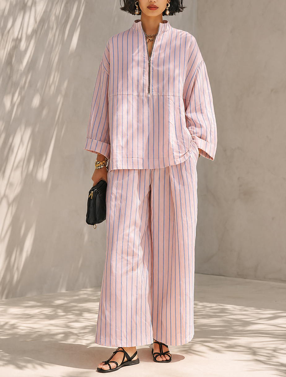 Half-Zip Top &amp; Pants Set