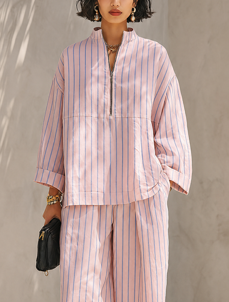 Half-Zip Top &amp; Pants Set