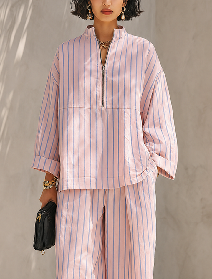 Half-Zip Top &amp; Pants Set