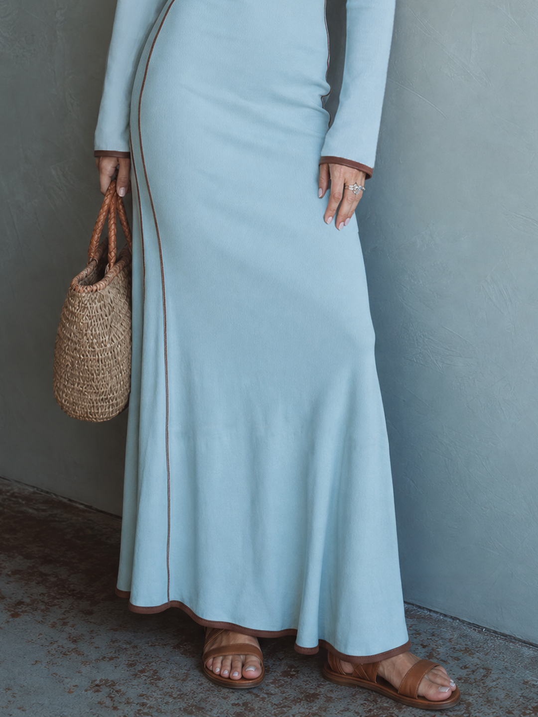 Farrah™ Color-Block Knit Maxi