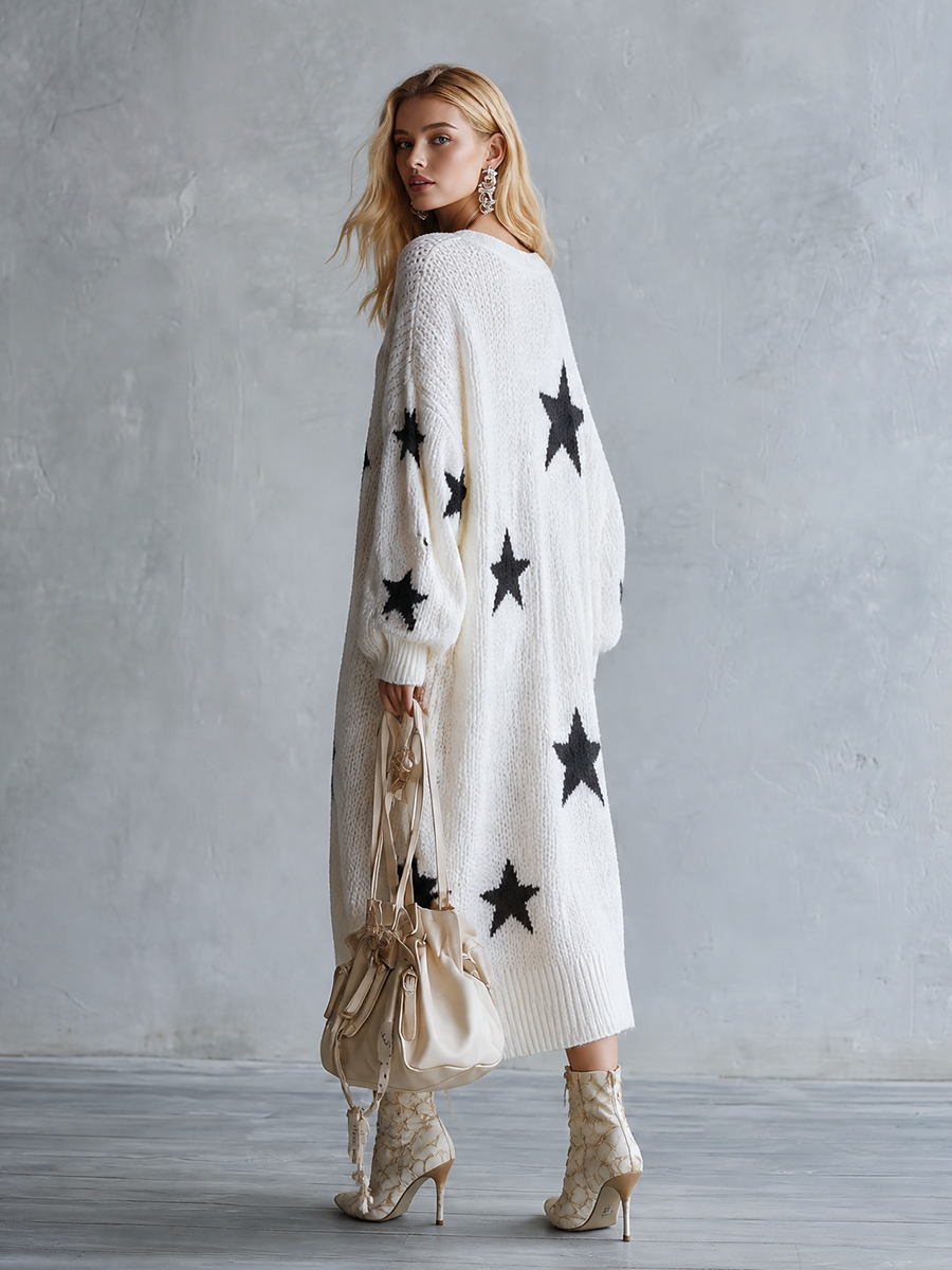 Estelle™ Star Knit Sweater Dress