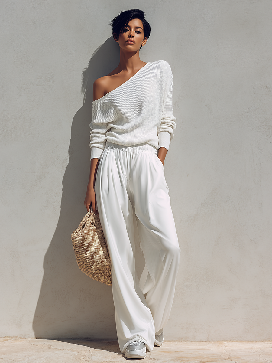Sienna™ One-Shoulder Knit Set