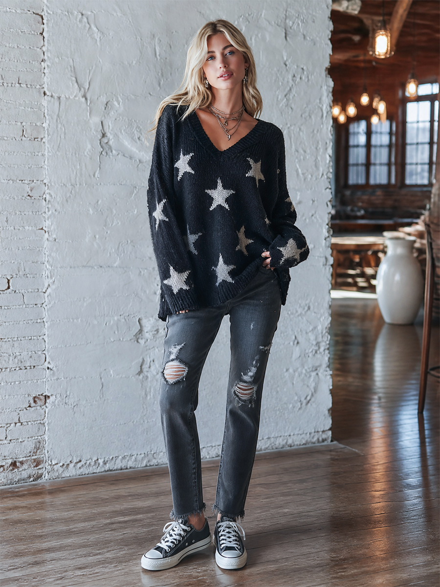 Margot™ Star Knit Sweater
