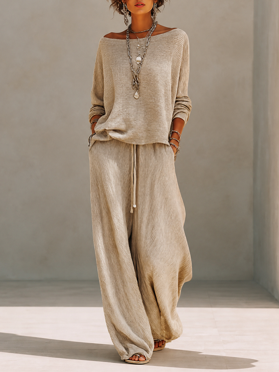 Elowen™ Knit Wide-Leg Set