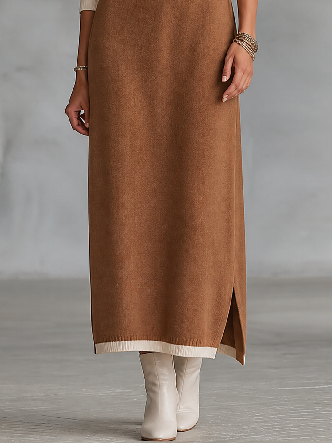 Sloane™ Half-Zip Knit Maxi