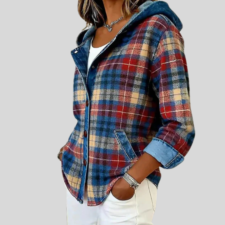 Imogen™ | Hooded Checked Jacket