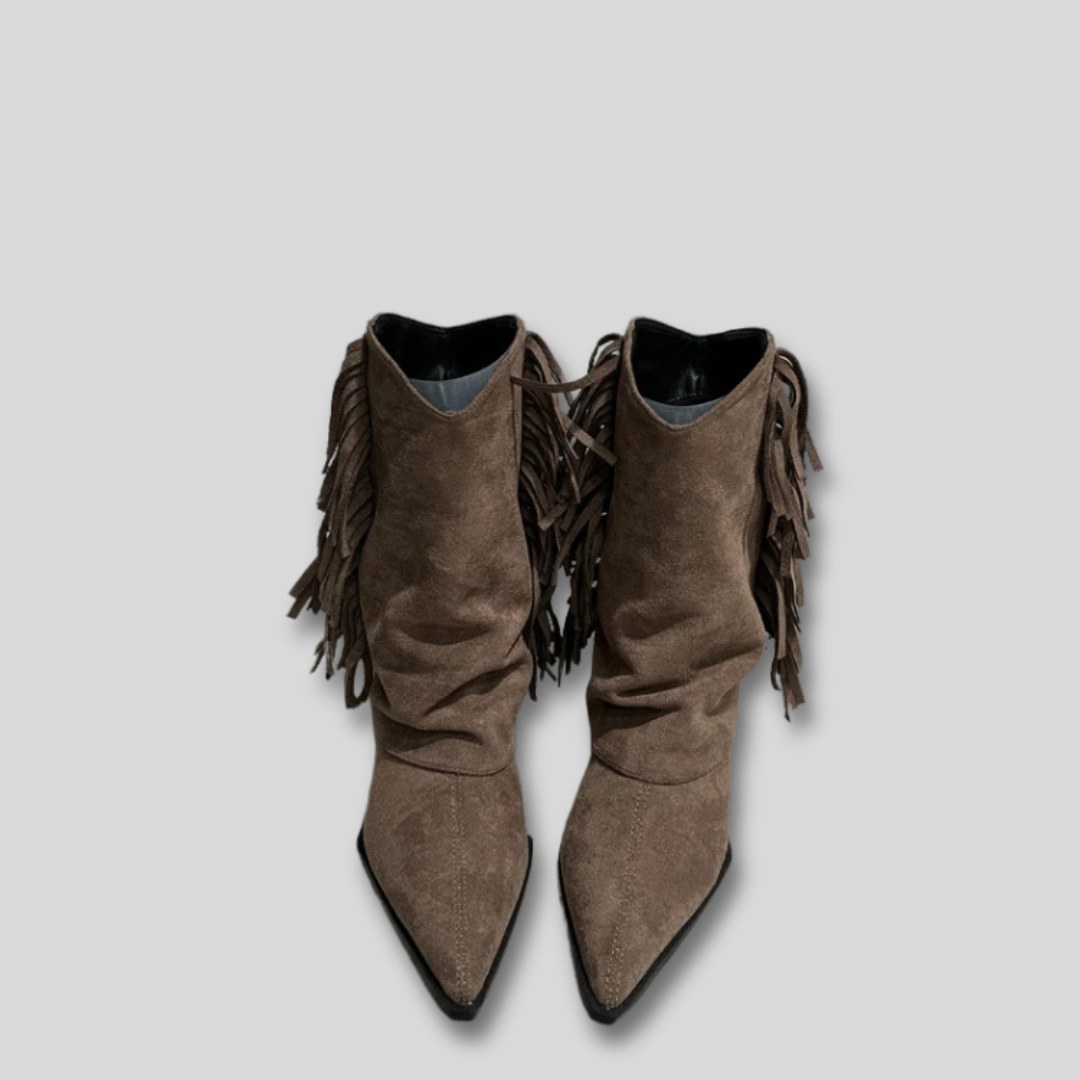 Solange™ | Suede Western Cowboy Boots