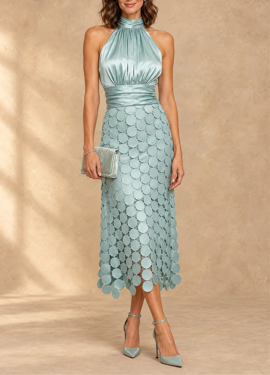 Celine™ | Elegant Midi Dress For Ceremonies