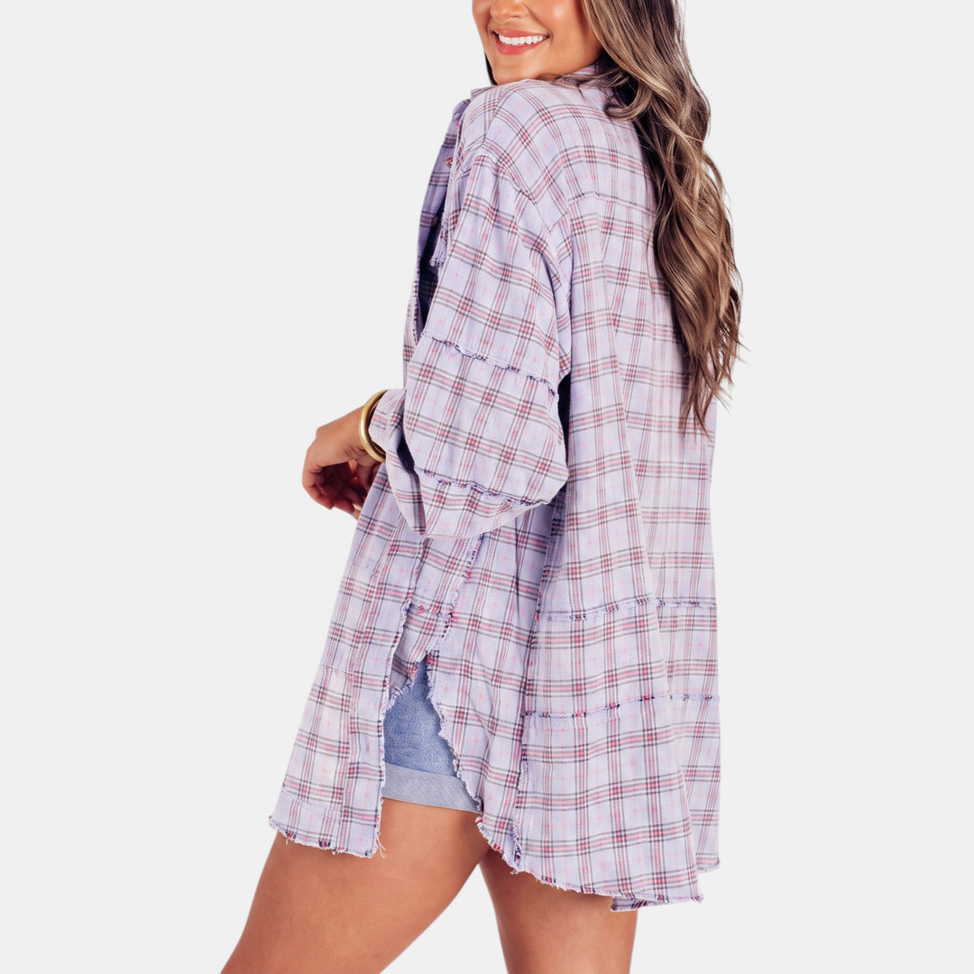 Maggie™ Oversized Flannel Shirt