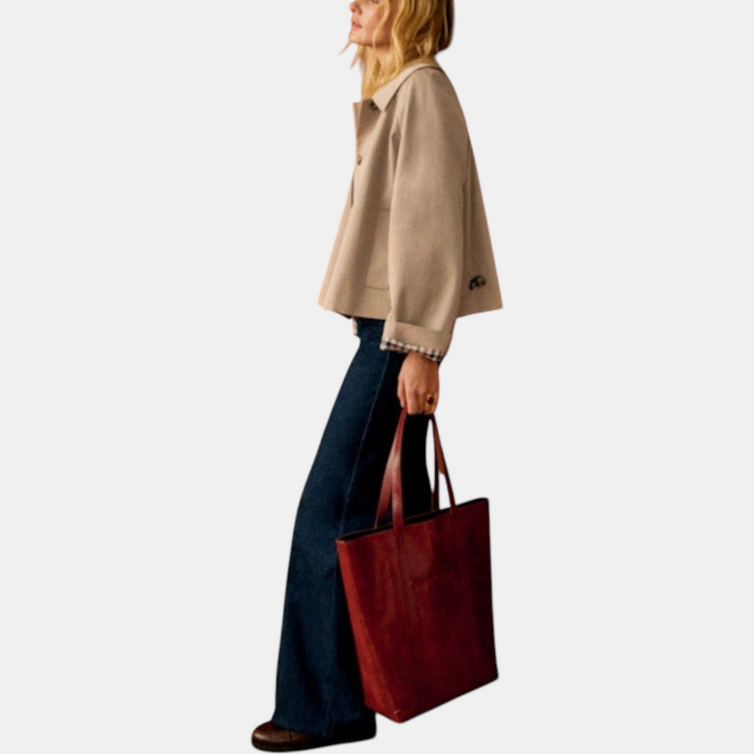 Margot™ Cropped Trench Coat