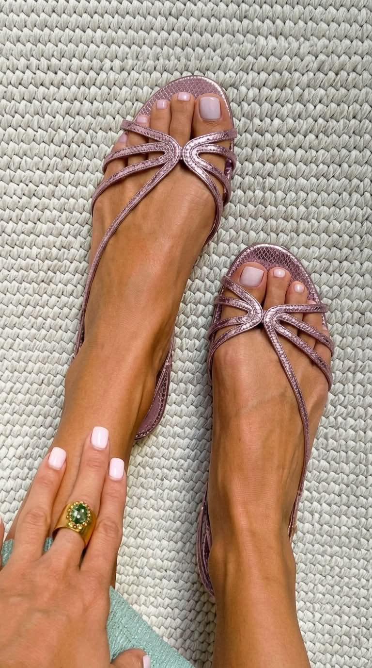 Ginevra™ | Golden Sandals Summer Elegance