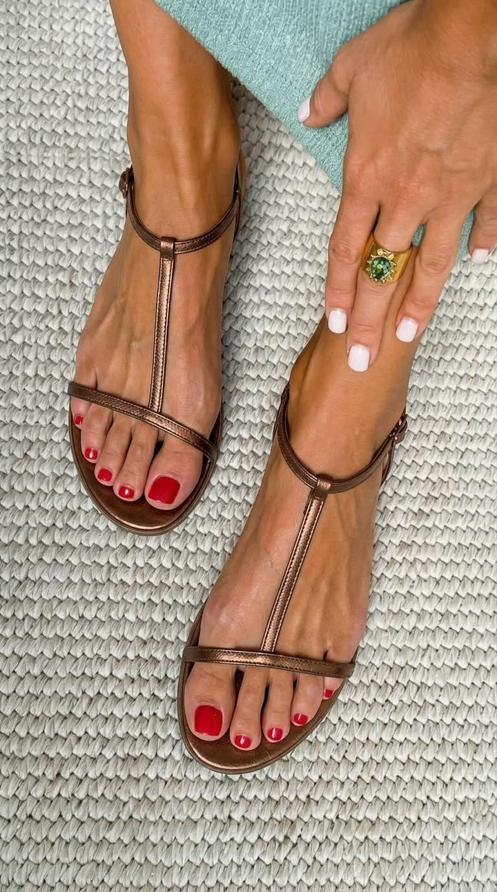 Rosalba™ | Golden Sandals Spring