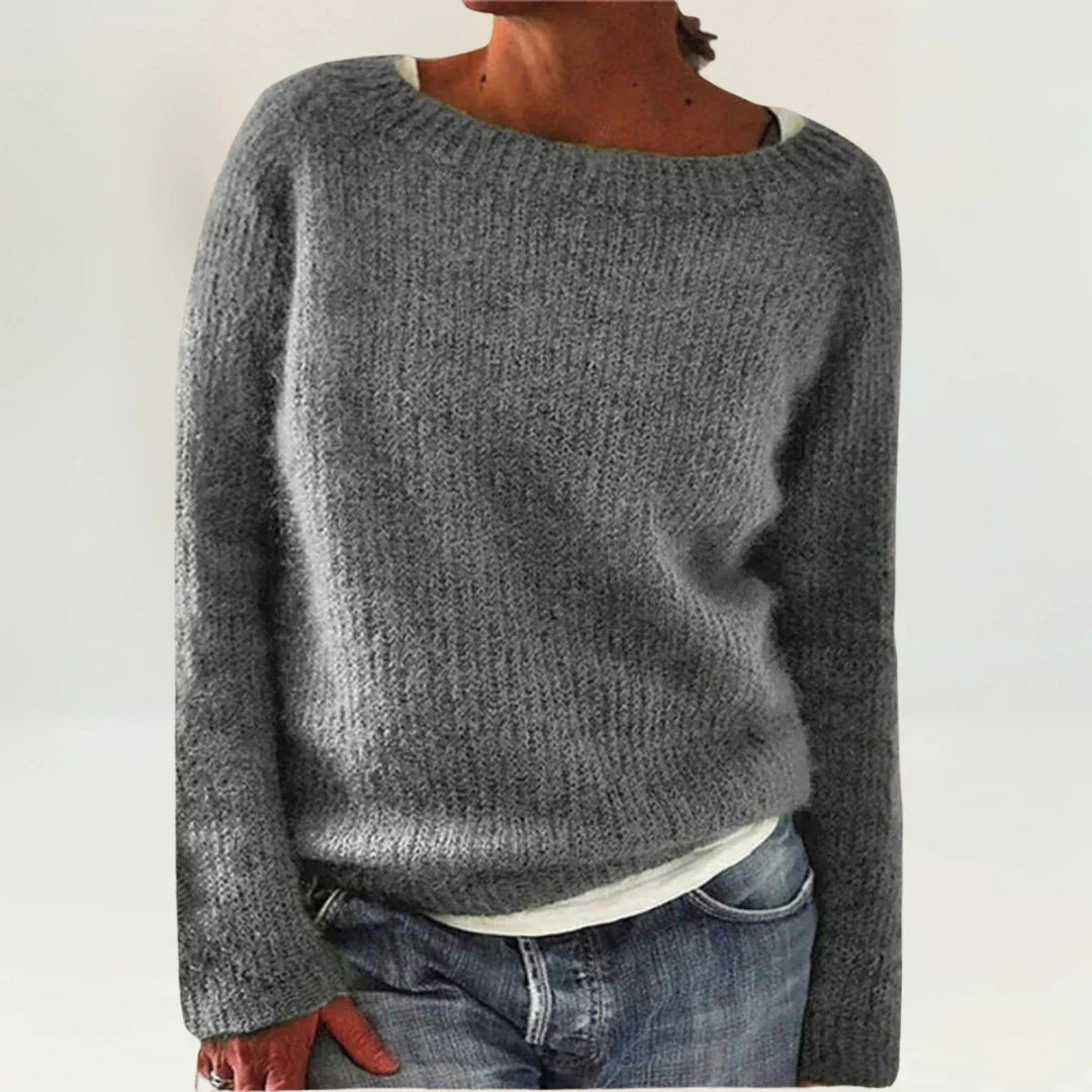 Suzy™ Cozy Sweater – Gray