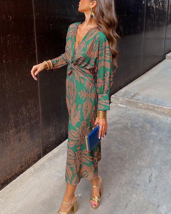 Isadora™ Printed Midi Dress