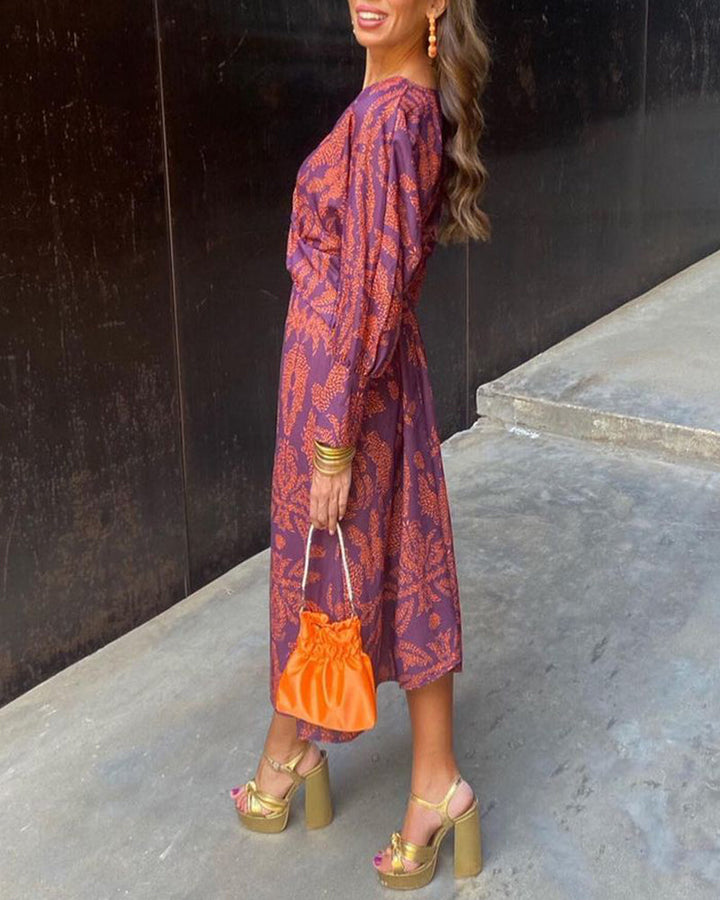 Isadora™ Printed Midi Dress