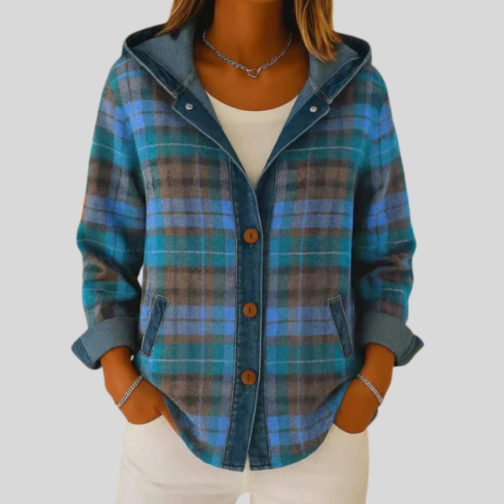 Imogen™ | Hooded Checked Jacket