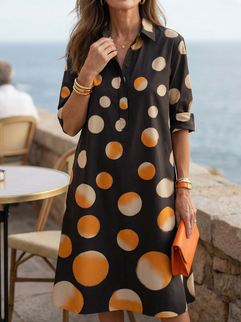 Vespera™ | Sunset Dot Dress