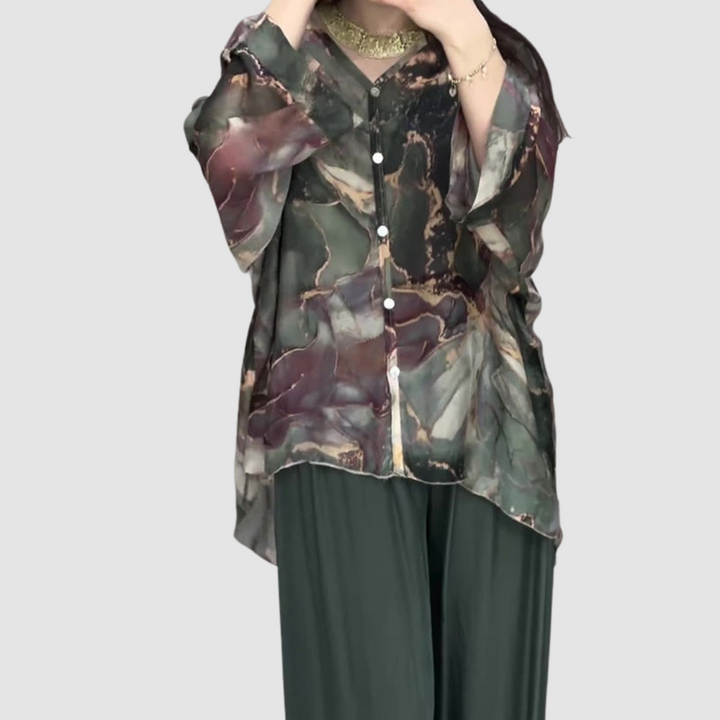 Orla™ | Elegant Printed Two-Piece Set