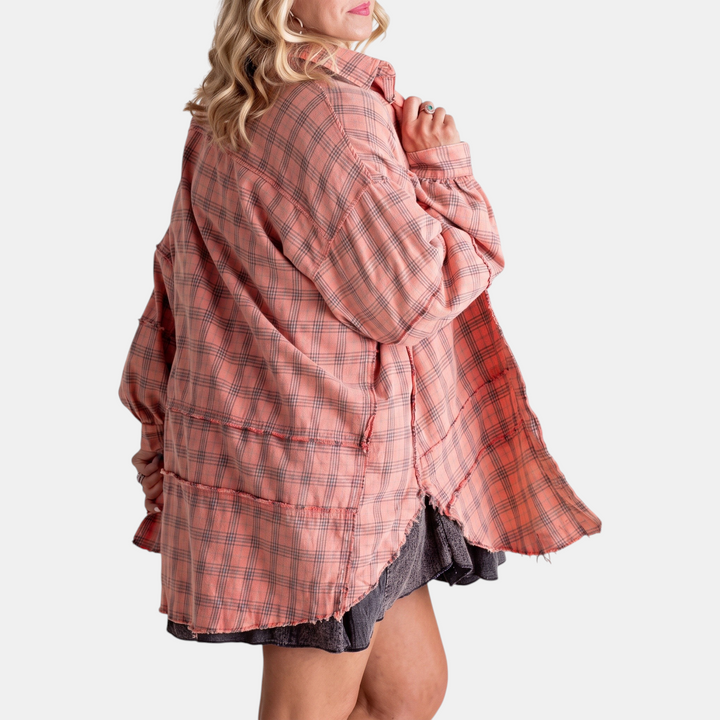 Maggie™ Oversized Flannel Shirt