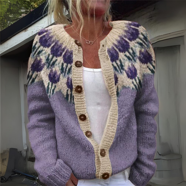 Nell™ | Folk Knit Cardigan