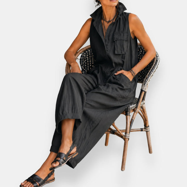 Ryker Sleeveless Cargo Jumpsuit