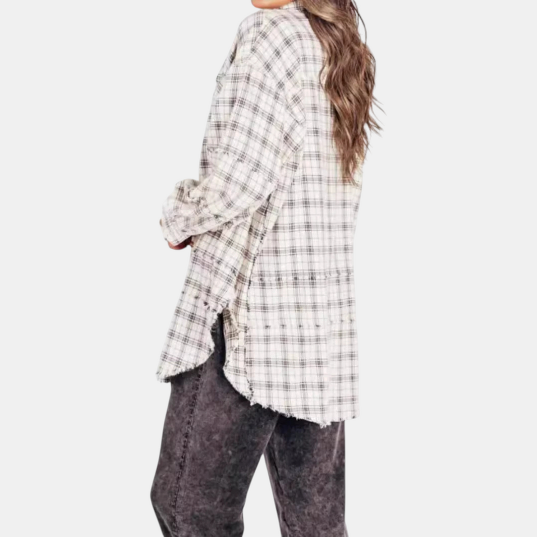 Maggie™ Oversized Flannel Shirt