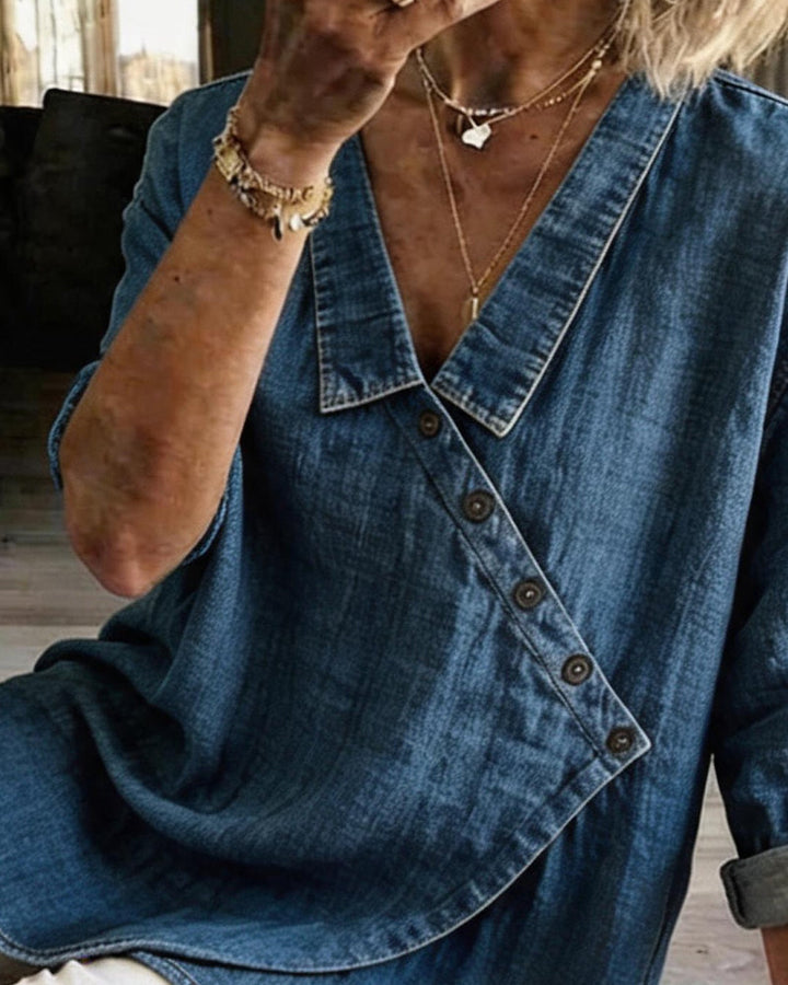 Marlene™ Denim Blouse