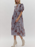 Misty Morning Midi Dress