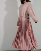 Pleated Jumper Dress