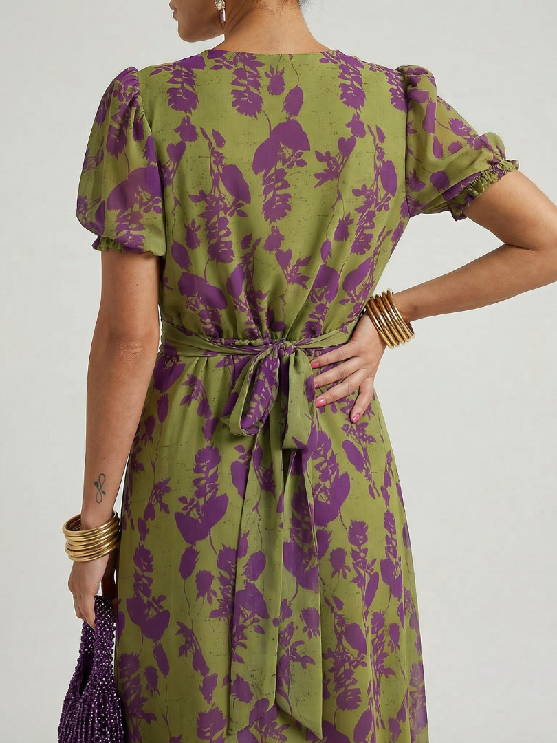 Virel™ | Relaxed Floral Midi Dress
