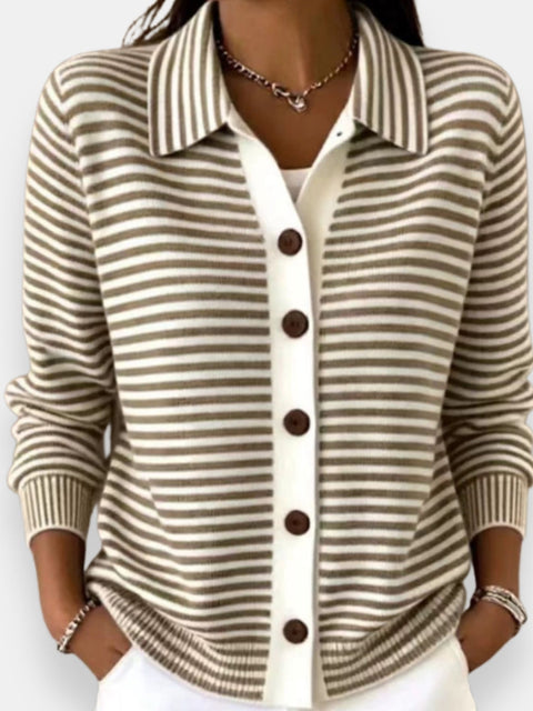 Blythe™ Striped Button Cardigan