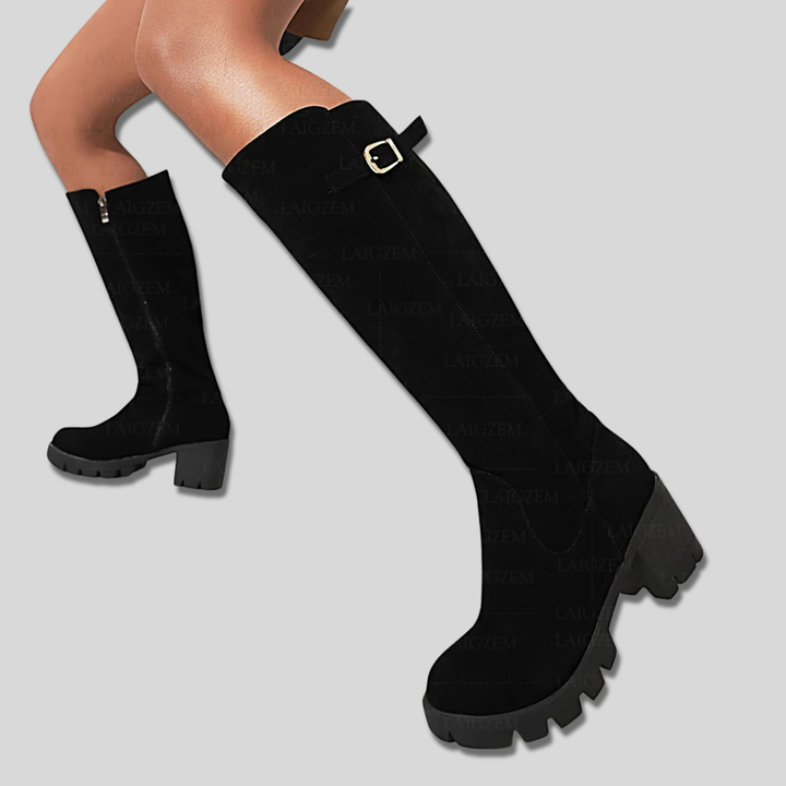 Eunice™ | Suede Knee High Boots