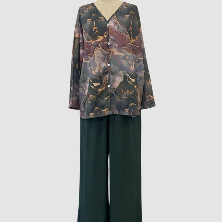 Orla™ | Elegant Printed Two-Piece Set