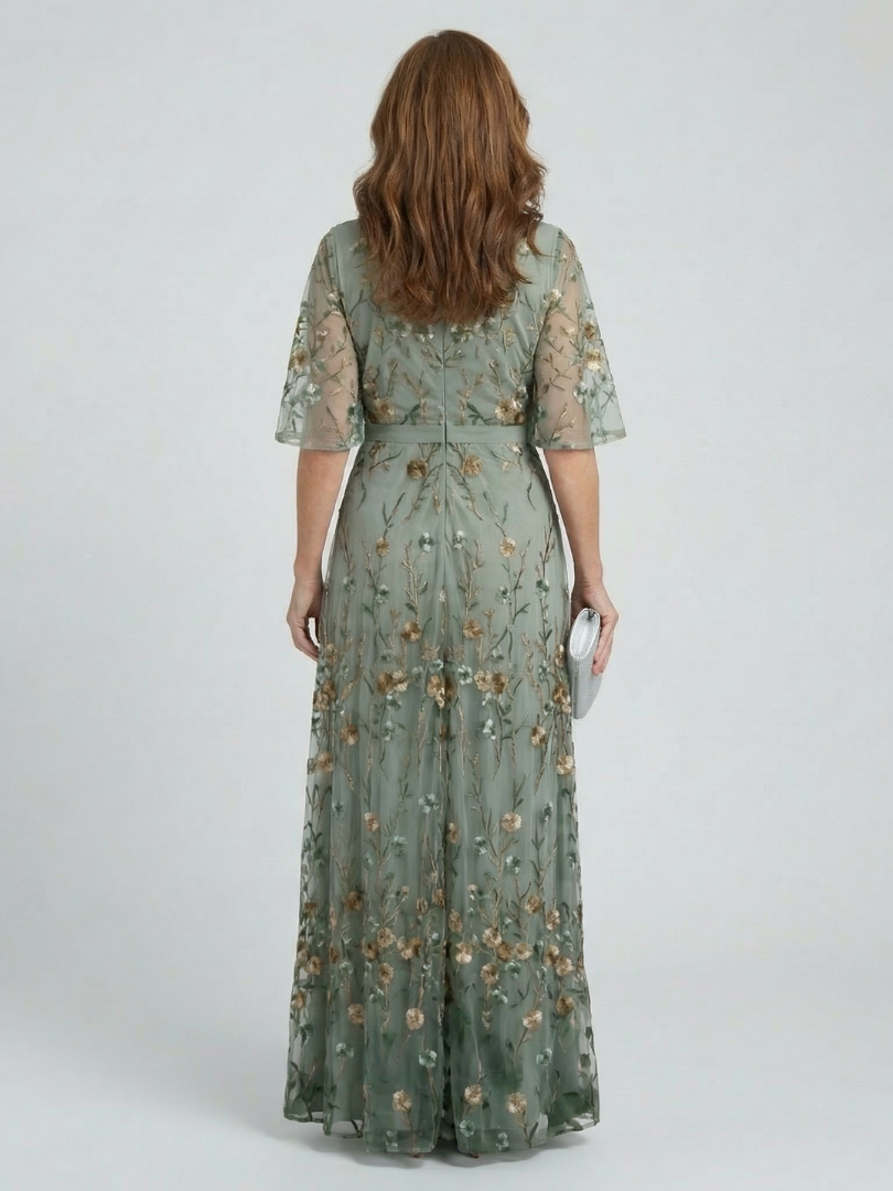 Selora™ | Halter Bloom Flow Maxi Dress