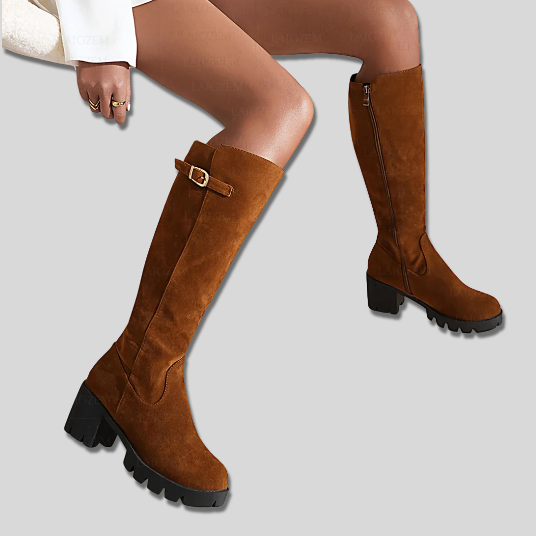 Eunice™ | Suede Knee High Boots