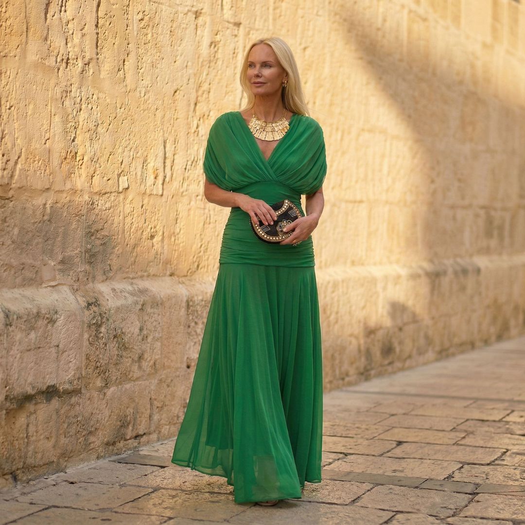 Brooke™ | Elegant Green Dress