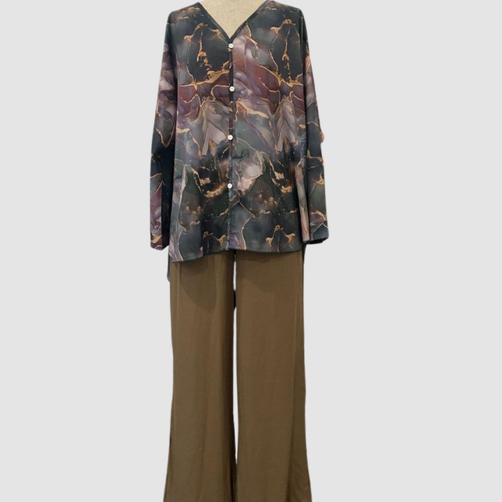 Orla™ | Elegant Printed Two-Piece Set