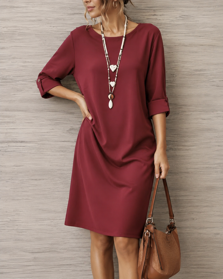 Odalie™ Tummy-Concealing Midi Dress