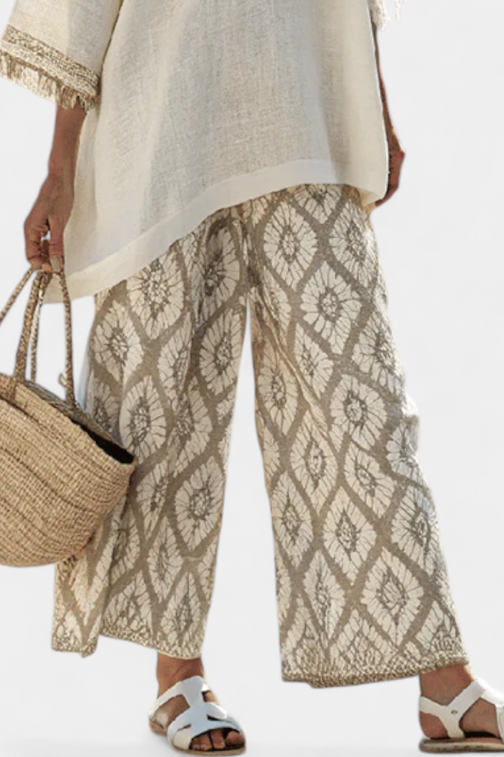 Alverra™ | Sophisticated Top &amp; Casual Pants Set