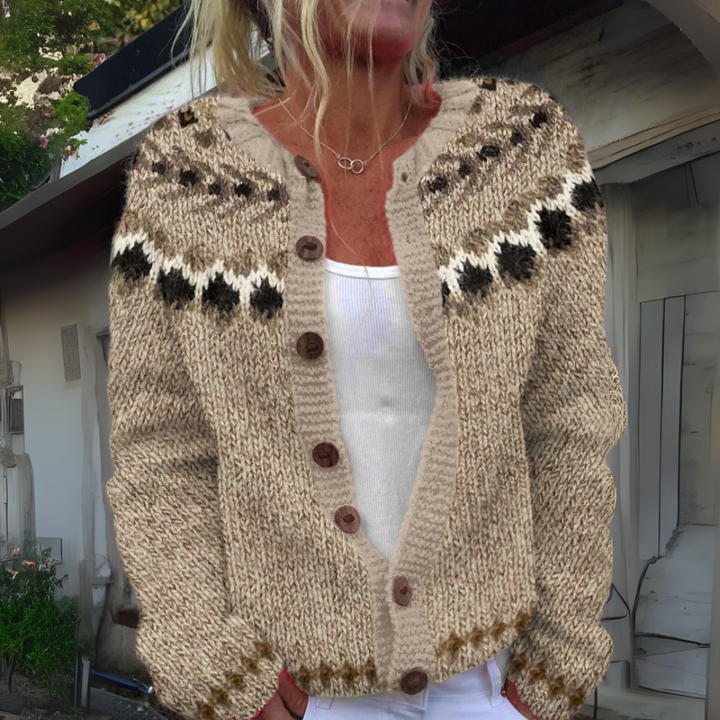 Kaja™ | Folk Knit Cardigan