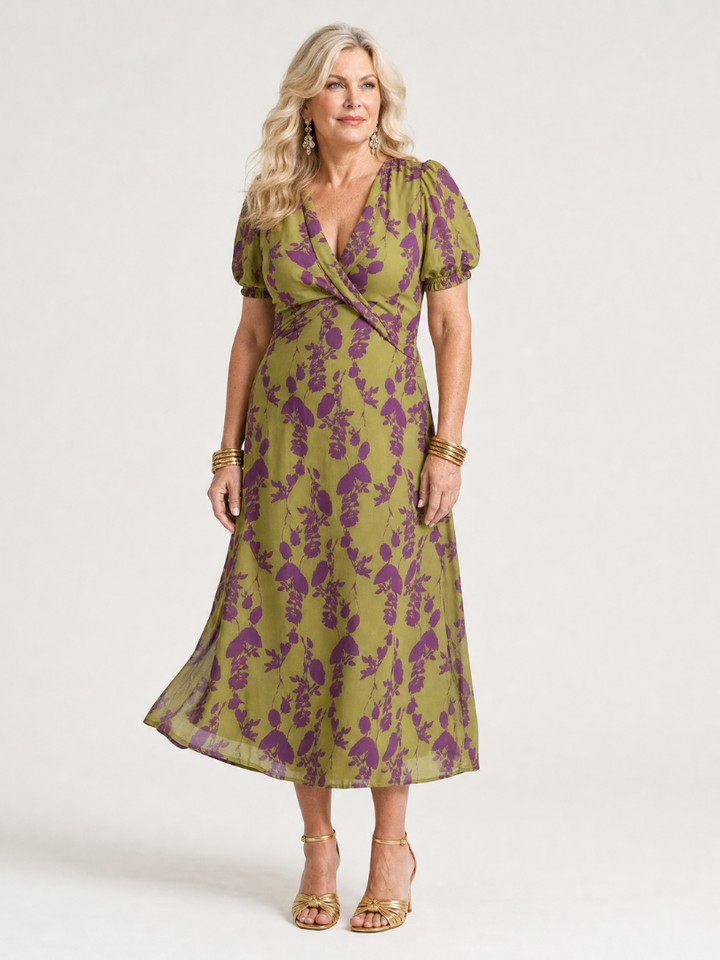 Virel™ | Relaxed Floral Midi Dress