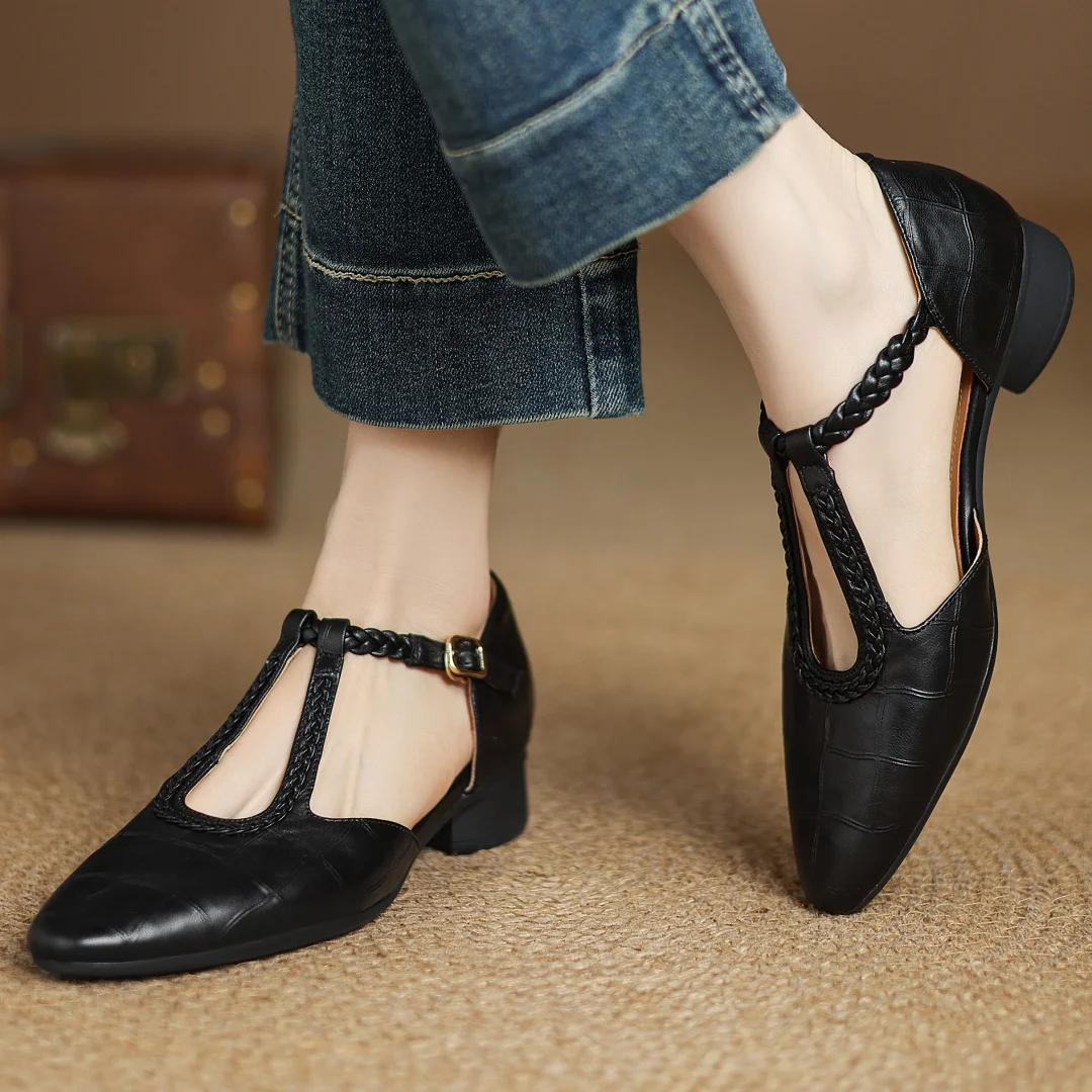 Rufina™ | Leather Mary Janes