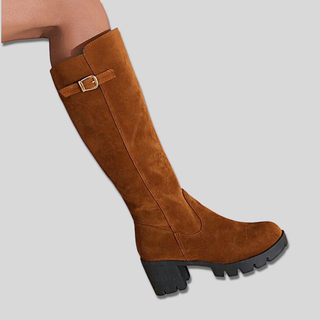 Eunice™ | Suede Knee High Boots