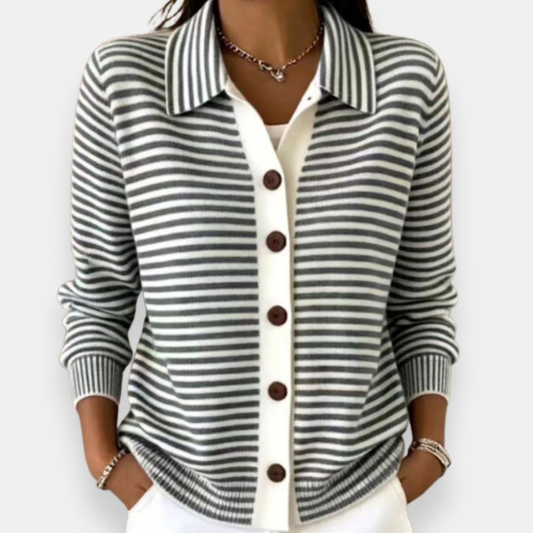 Blythe™ Striped Button Cardigan