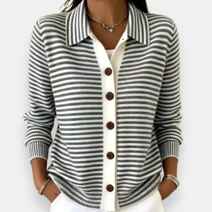 Blythe™ Striped Button Cardigan